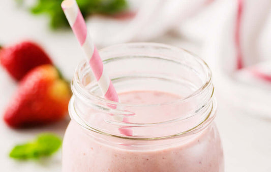 Post-workout Strawberry Collagen Shake