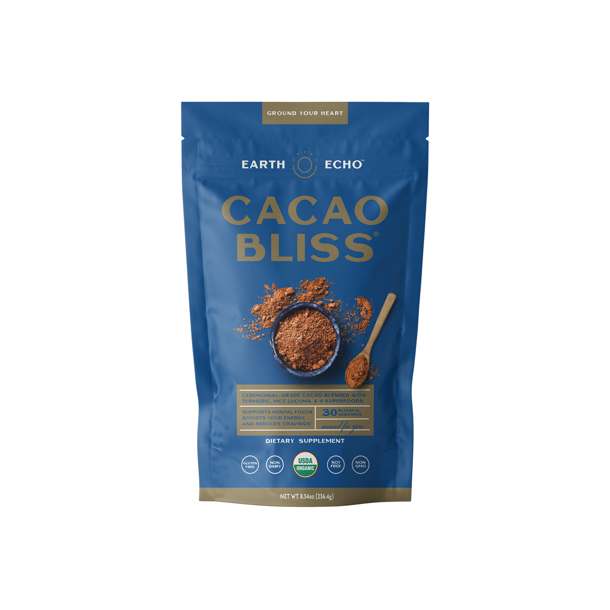 Cacao Bliss | Ceremonial-Grade Cacao Drink – Earth Echo Foods