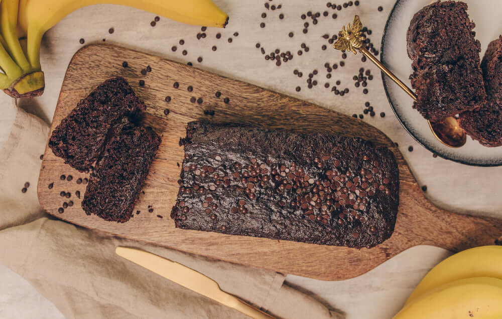 Feel Good About Enjoying Dessert With This Double Chocolate Banana Bread
