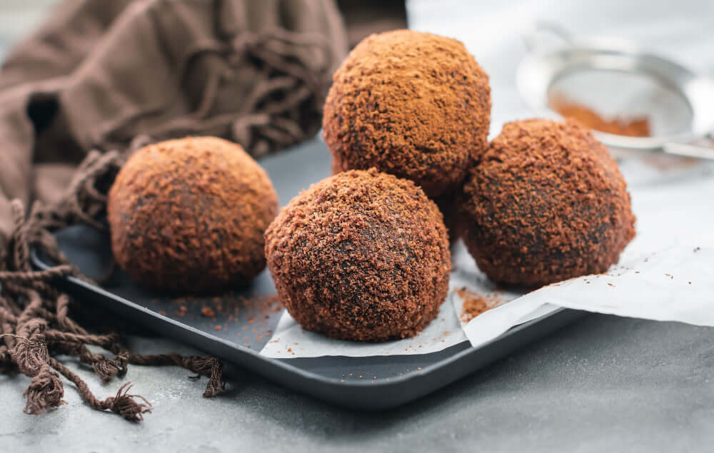 These Cacao Bourbon Balls Make Snacking Healthy & Decadent