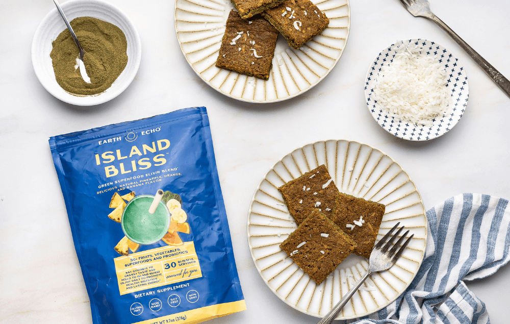 Gluten-Free Coconut Island Bliss Blondie Recipe