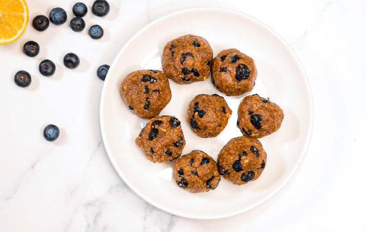These Lemon Blueberry Collagen Bites Are The Perfect Post-Workout Snack