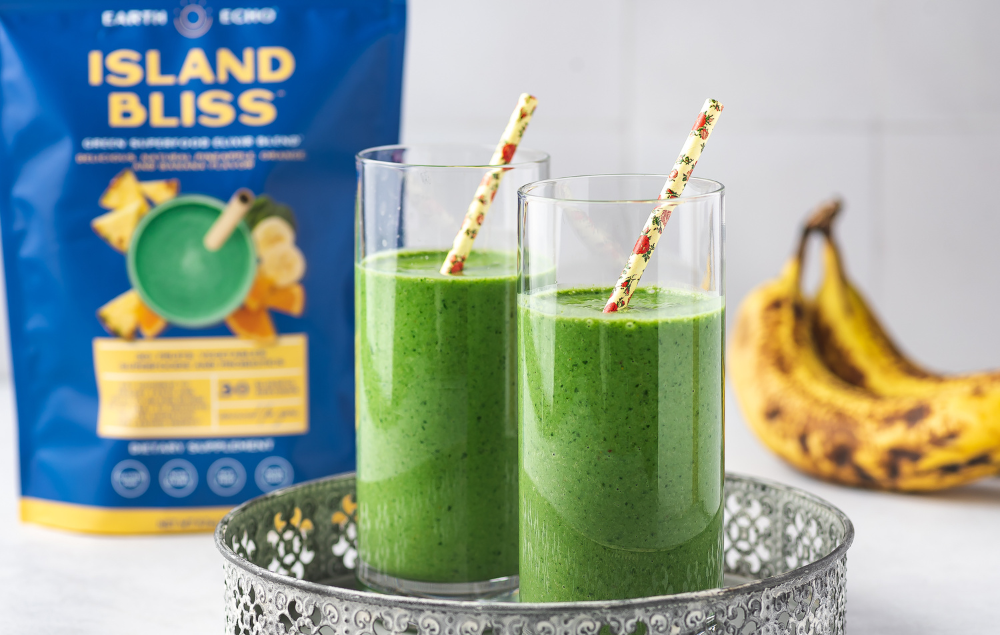 A Tropical Green Smoothie That Supports Gut Health