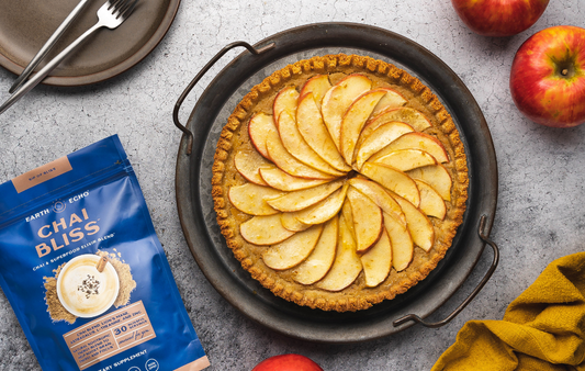 Superfood Boosted Chai Spiced Apple Tart Recipe