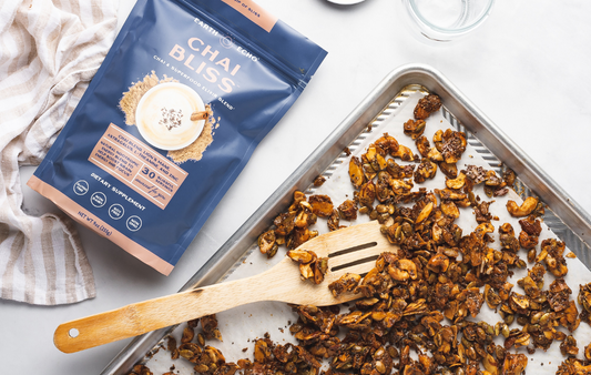 Superfood Packed Chai Spiced Grain-Free Granola Recipe