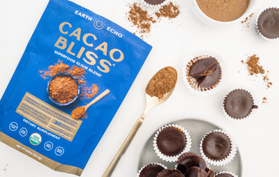 Healthier Cacao Bliss Almond Butter Cups