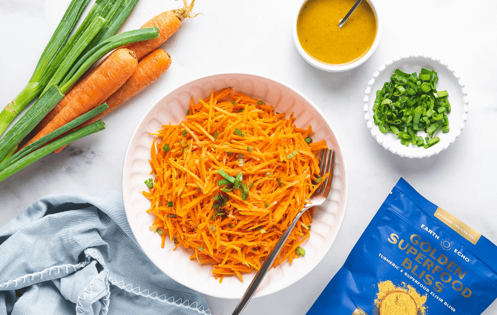 A Simple, Summery Golden Spiced Carrot Salad Recipe