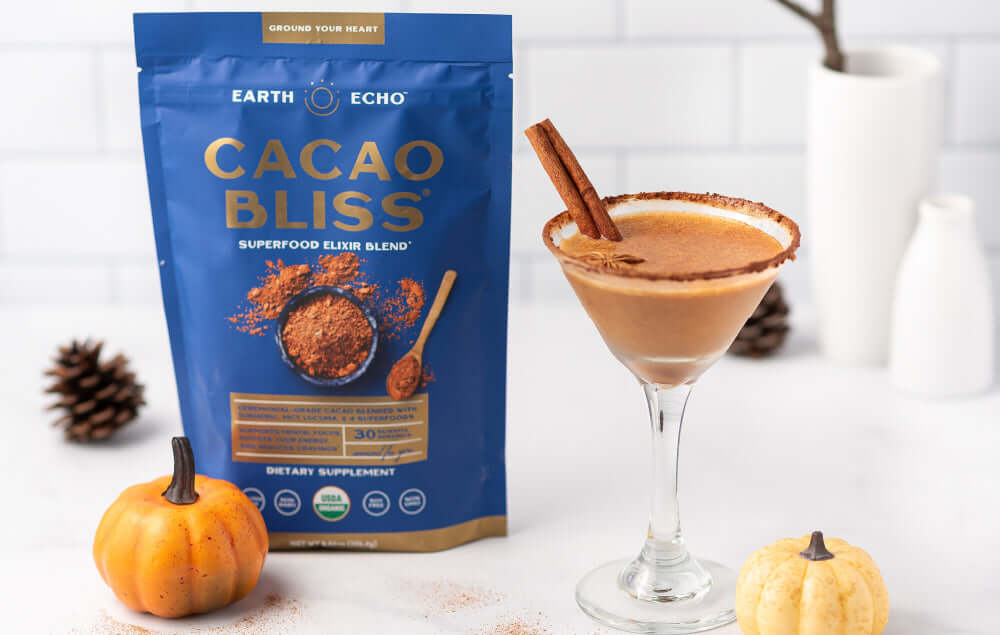 Get Festive With This Pumpkin Spice Cacao Bliss Mocktail Recipe