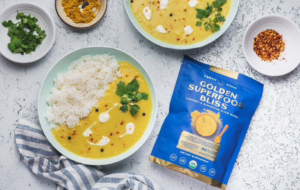 Golden Spiced Vegan Lentil Dal Curry Recipe