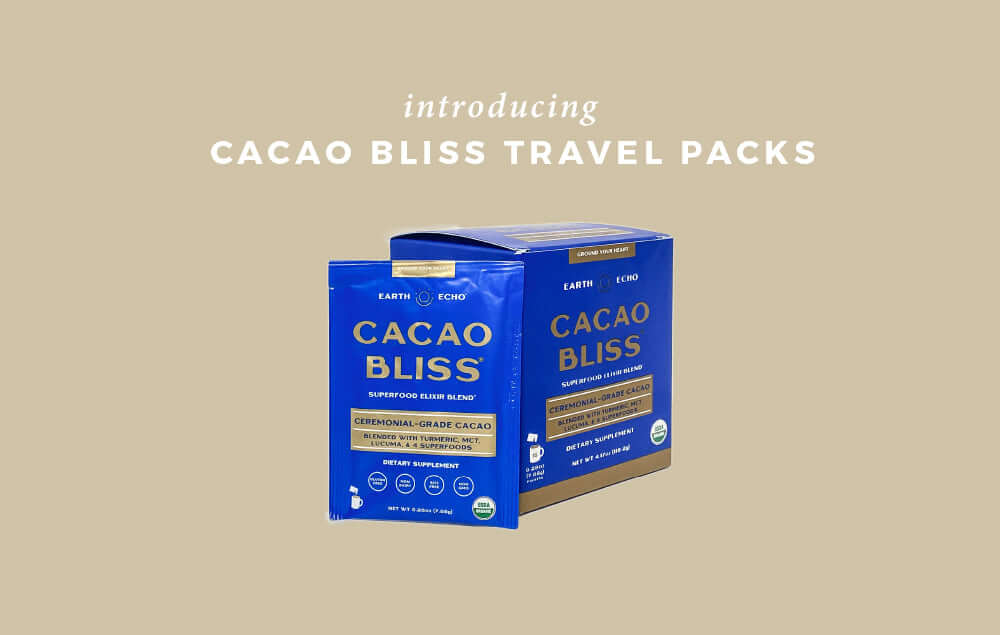 Welcome to the Earth Echo Family, Cacao Bliss Travel Packs