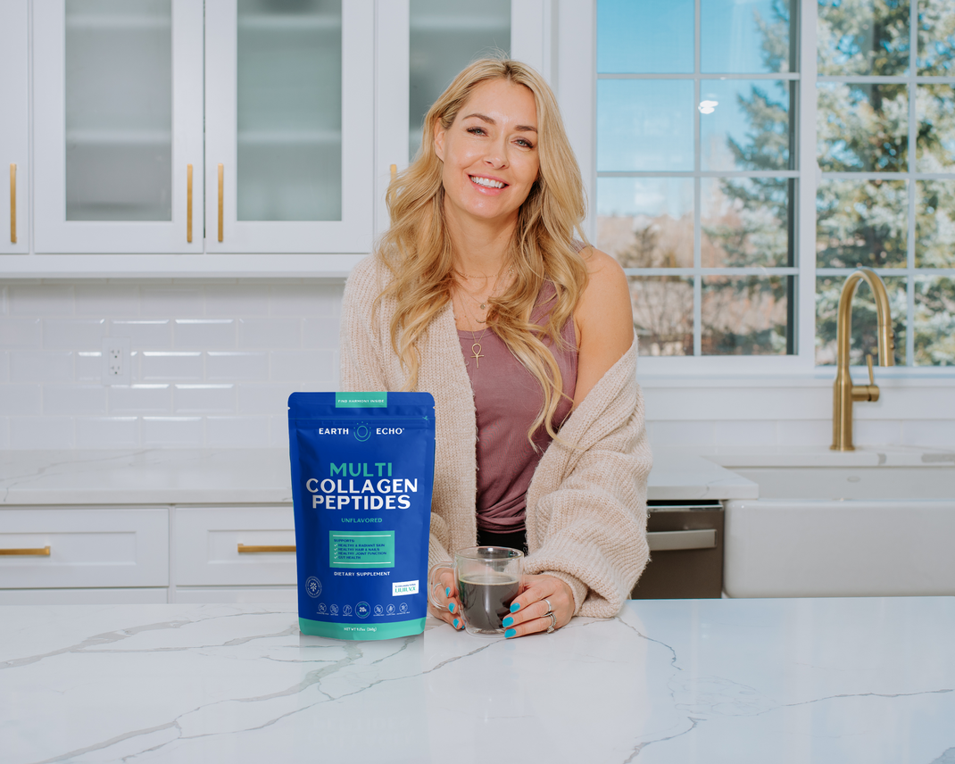 Collagen Peptides 100 Bovine Collagen by Earth Echo Foods