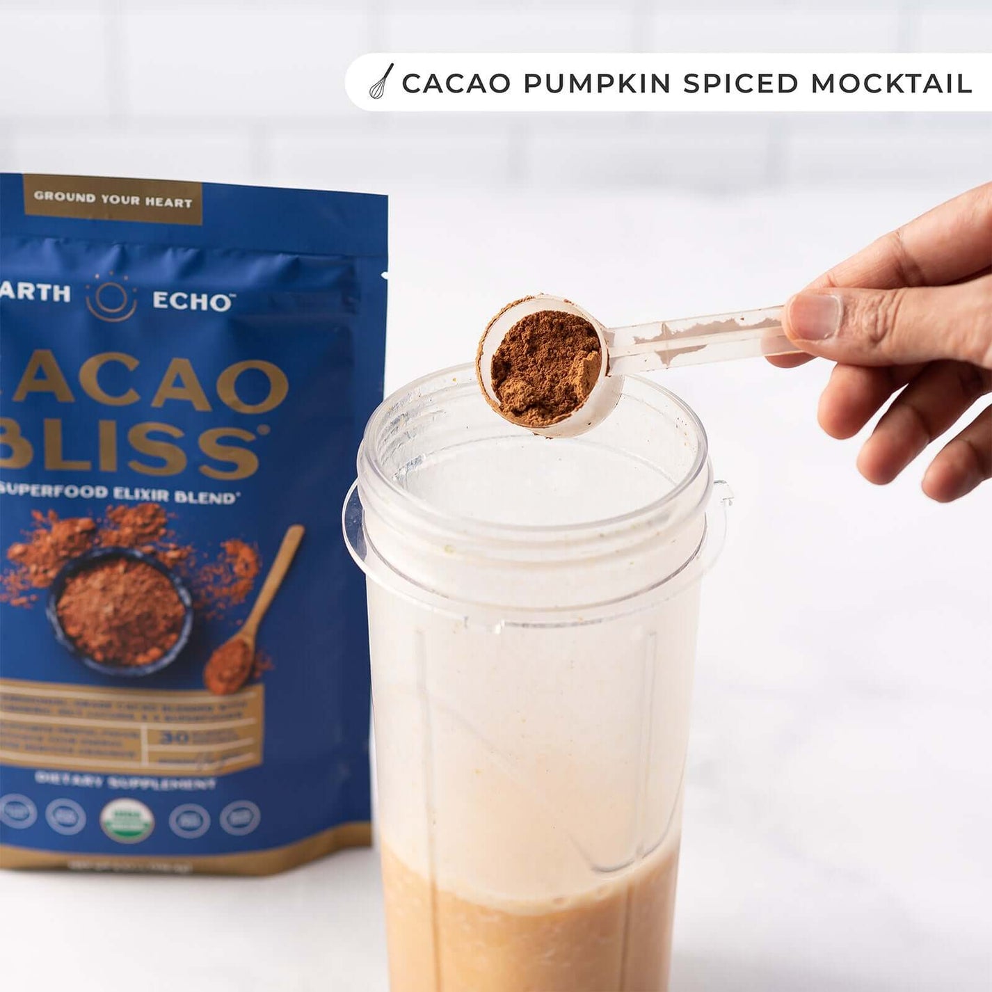 Cacao Bliss | Ceremonial-Grade Cacao – Earth Echo Foods