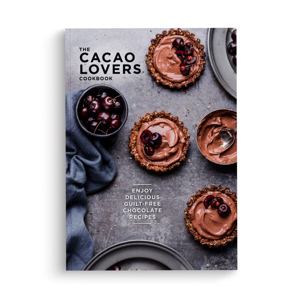 Cacao Bliss 1 Pouch + Cacao Travel Packs 1 Box + Cacao Lover's Cookbook