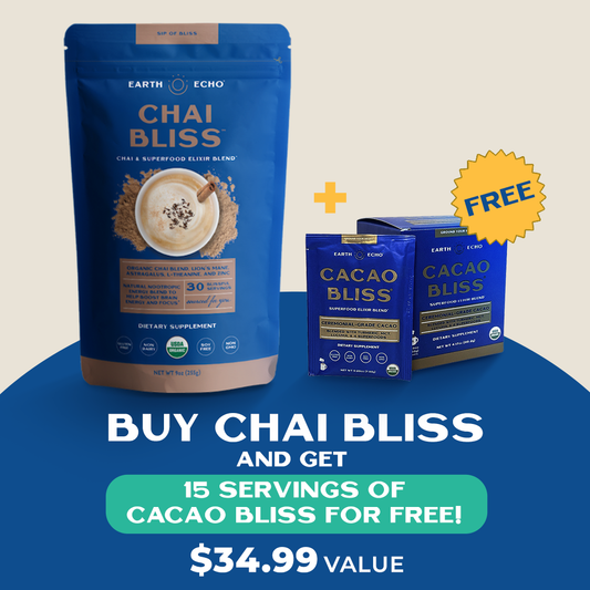 Chai Bliss & FREE Cacao Bliss Travel Packs