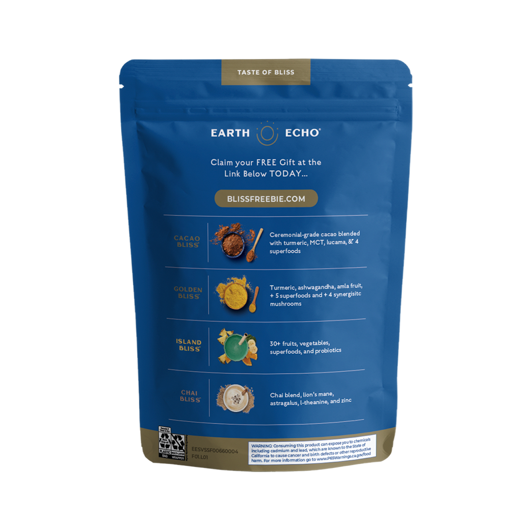 Superfood Bliss Variety Pack All of Earth Echo products in a single