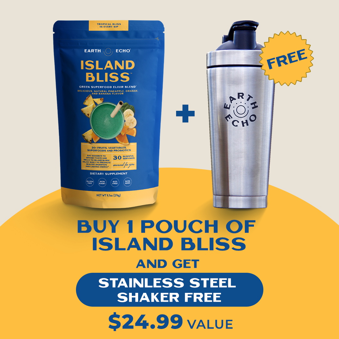 Island Bliss & FREE Stainless Steel Shaker