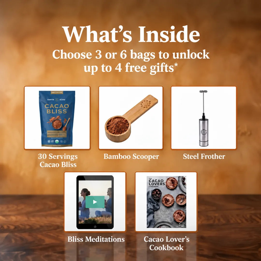 What’s inside: Cacao Bliss and available package gifts